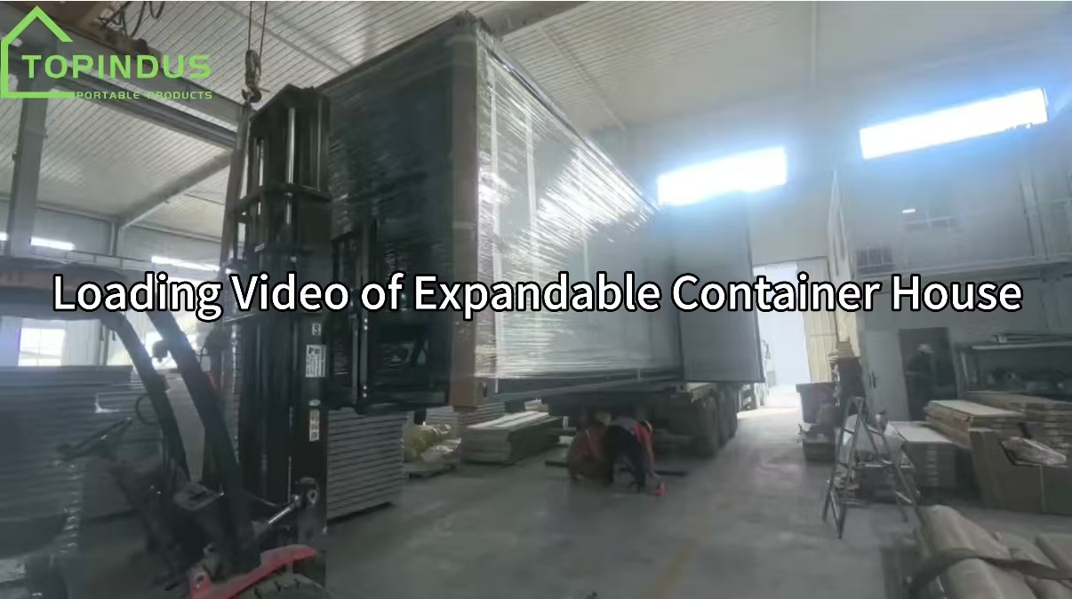 Đang tải video Nhà container có thể mở rộng