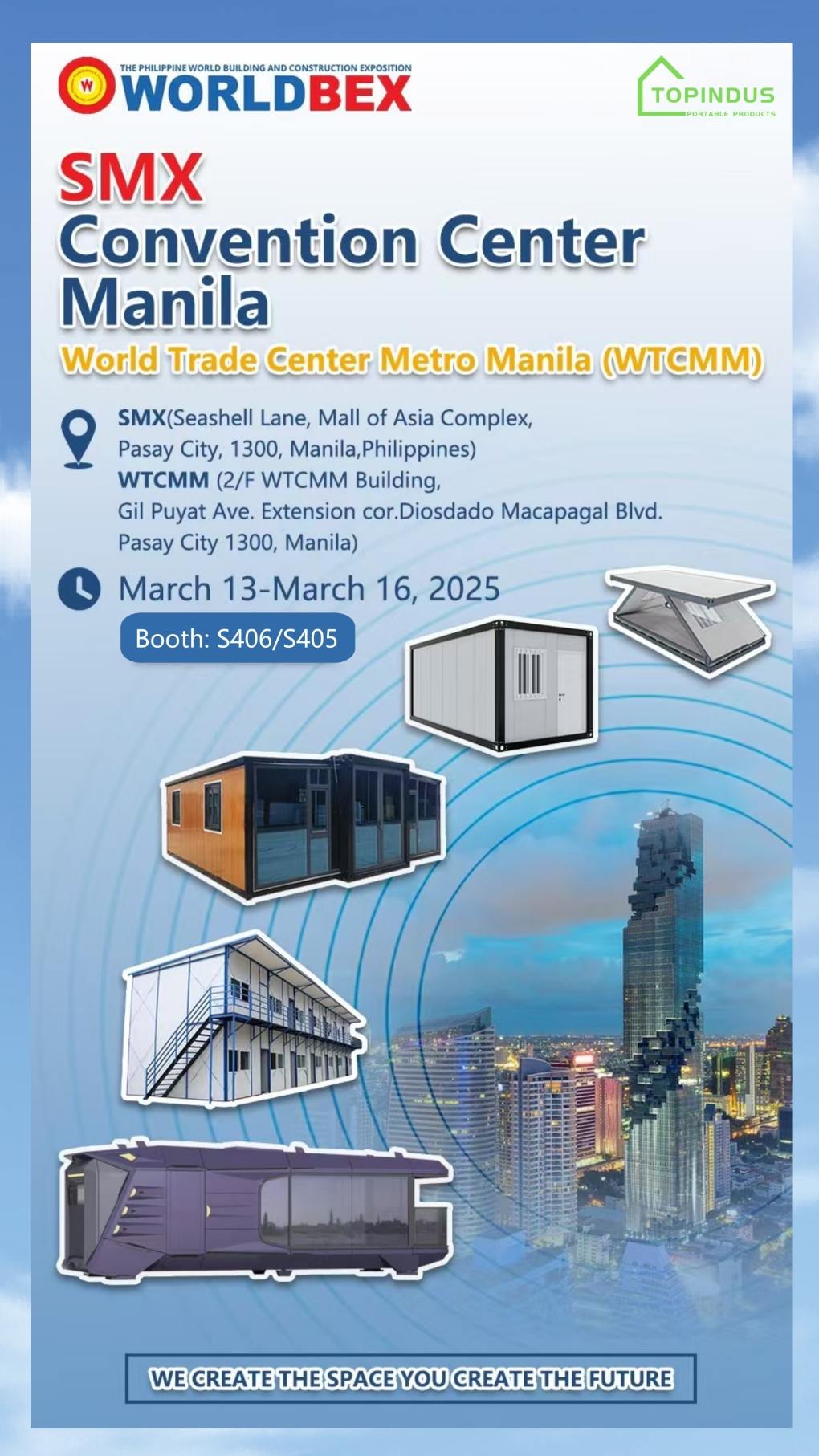 Topindus đang tham gia WORLDBEX 2025！
