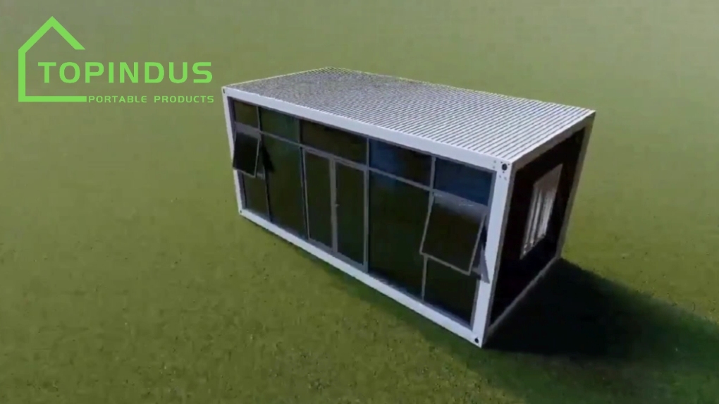 Tái hiện cuộc sống hiện đại: Ngôi nhà container có thể tháo rời 20ft
