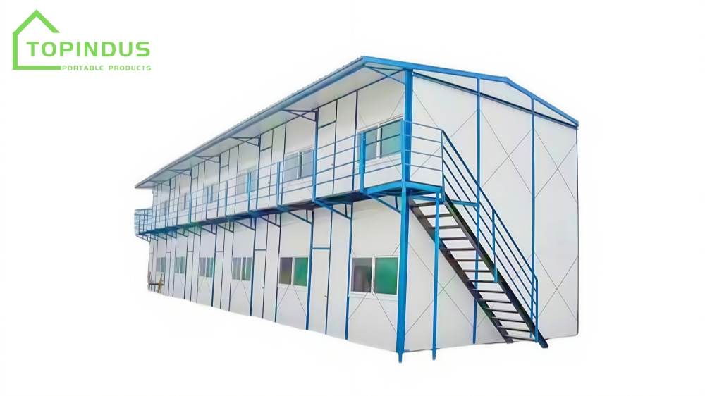 Nhà lắp ghép loại K di động cho kho hàng