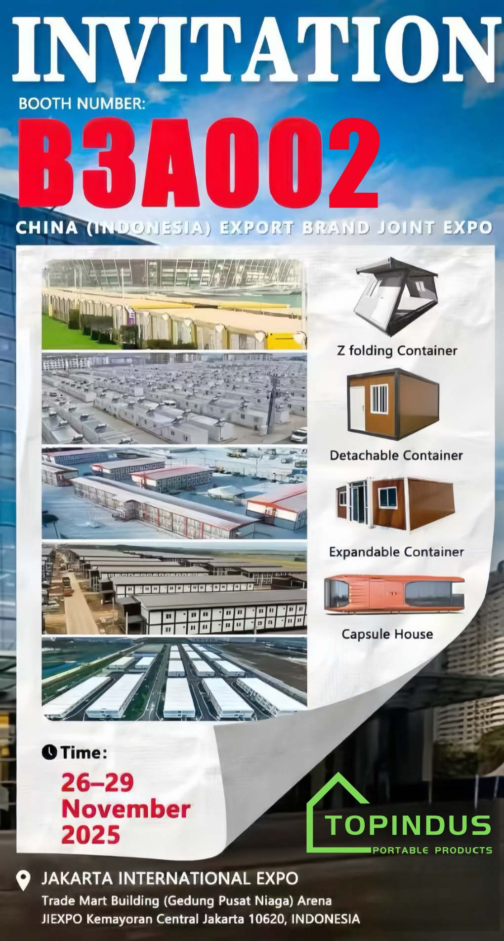 TOPINDUS sẽ tham gia TRIỂN LÃM THƯƠNG HIỆU XUẤT KHẨU TRUNG QUỐC (UNDONESIA)