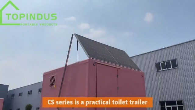 Nâng cao sự tiện lợi khi hoạt động ngoài trời với nhà vệ sinh di động và tiện nghi dạng xe kéo.