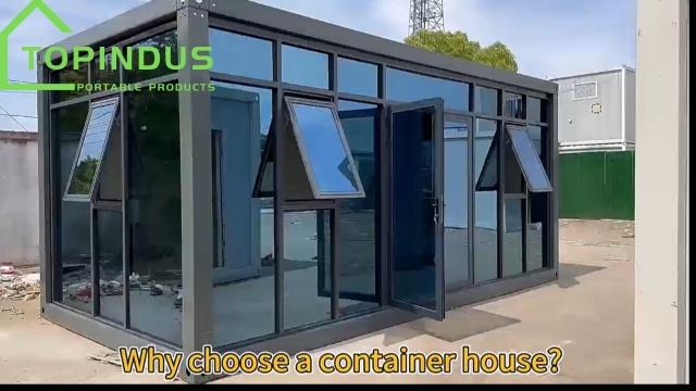 Nhà ở dạng container di động, linh hoạt và hiện đại