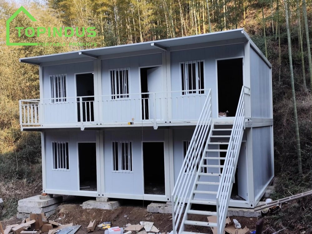 Dự án nhà container hai tầng độc lập theo yêu cầu tại Indonesia