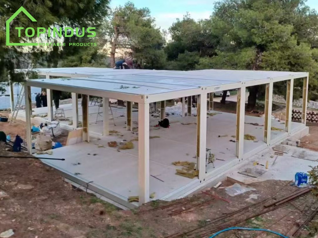 Dự án tùy chỉnh nhà thờ dựa trên nhà container lắp ghép TOPINDUS tại Hy Lạp