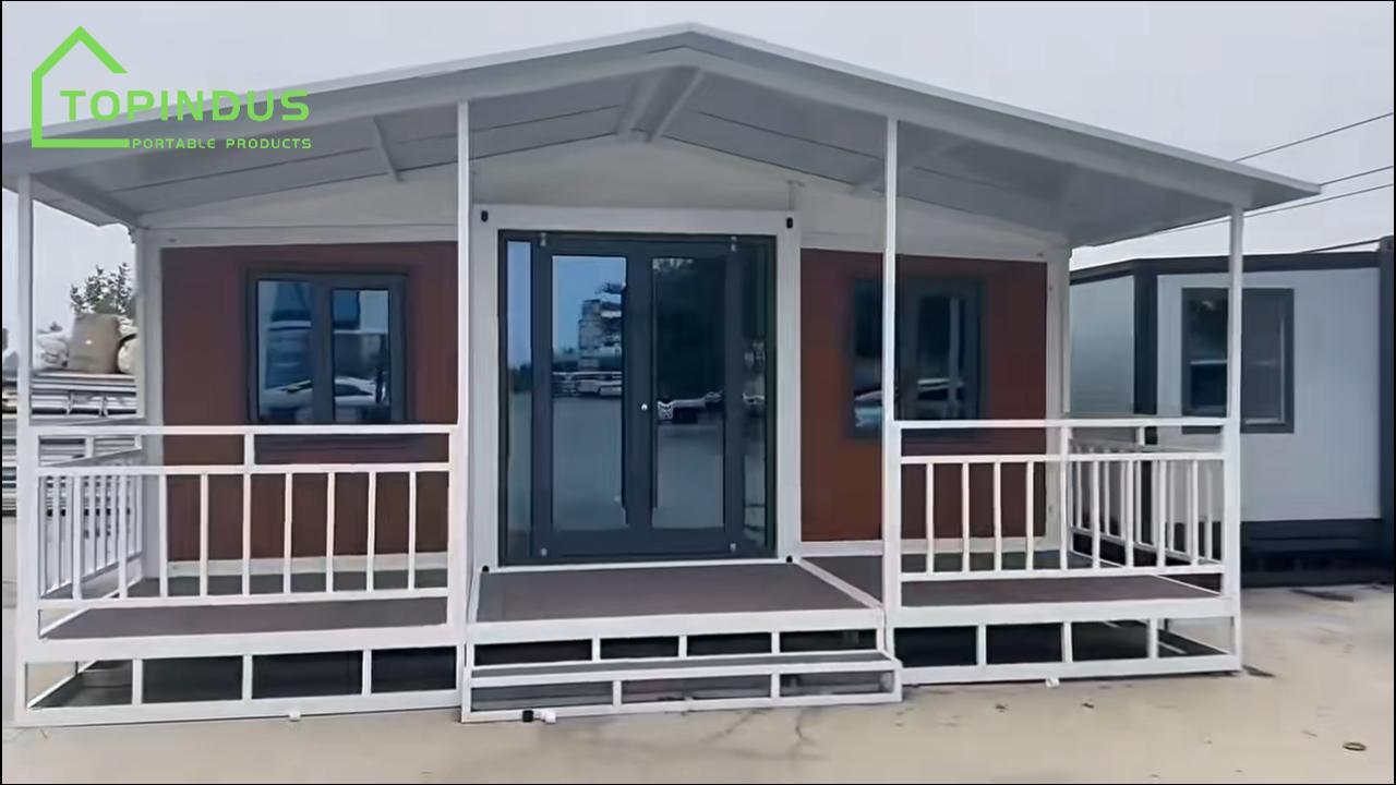 Nhà container gấp gọn hai cánh, có thể mở rộng, cần bán