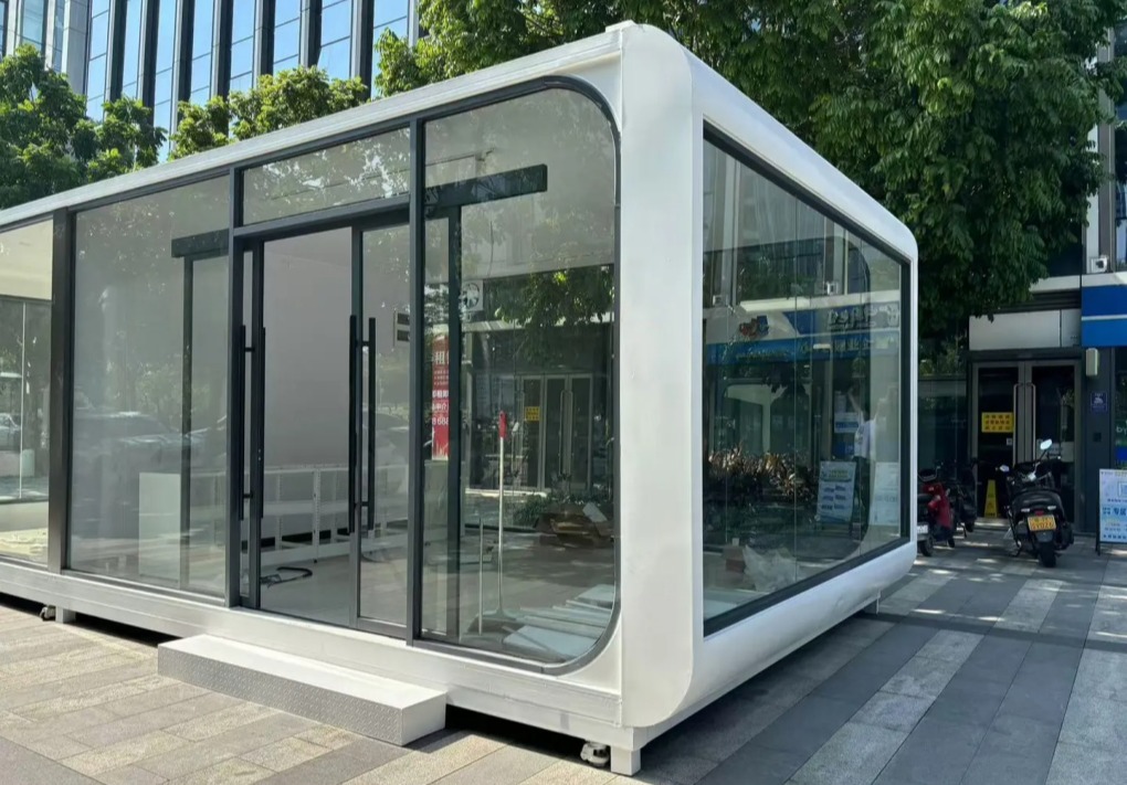 modular customized prefab apple cabin