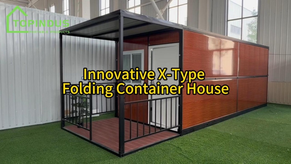 Nhà gấp chữ X tùy chỉnh cho cuộc sống mô-đun linh hoạt
