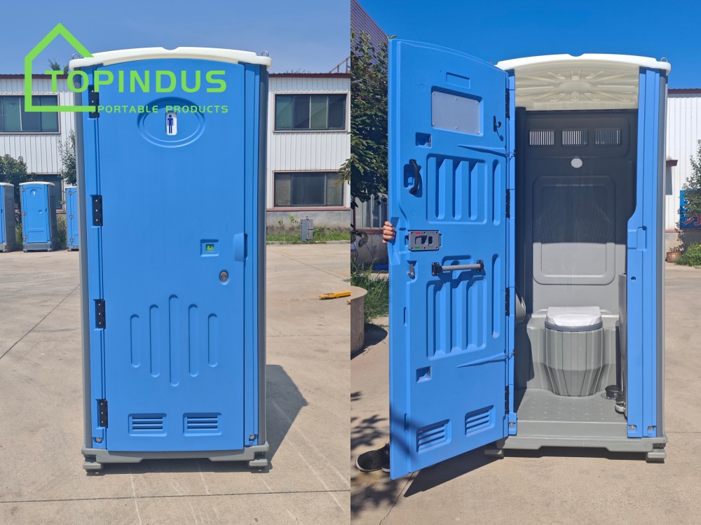 TOPINDUS hoàn thành dự án cung cấp 66 nhà vệ sinh di động bằng nhựa PE cho khách hàng tại Guyana.
