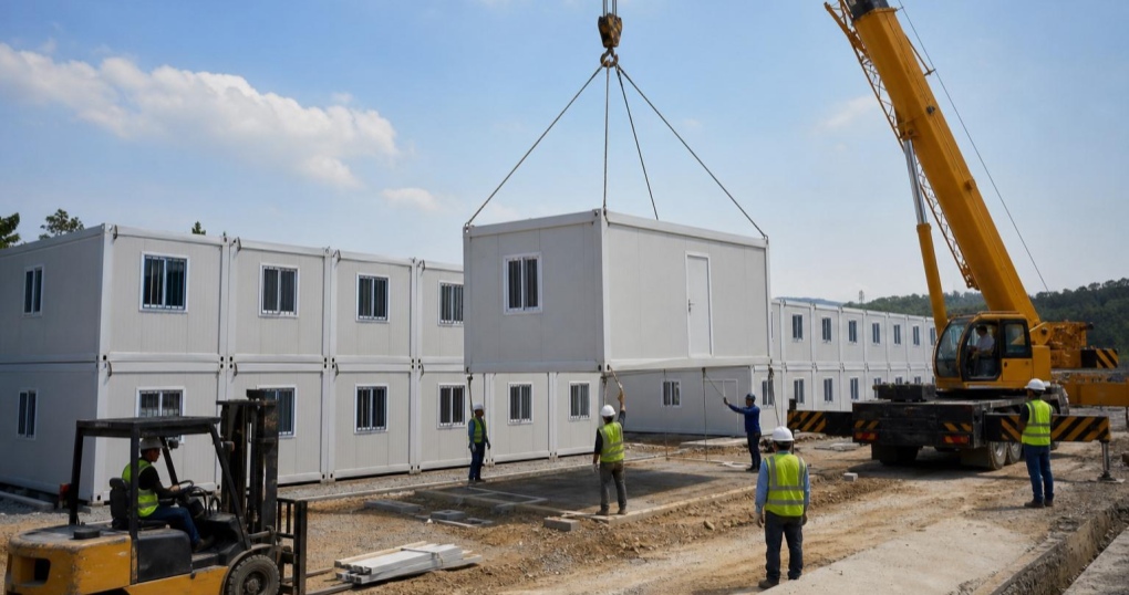 Factory price flat pack container houses
